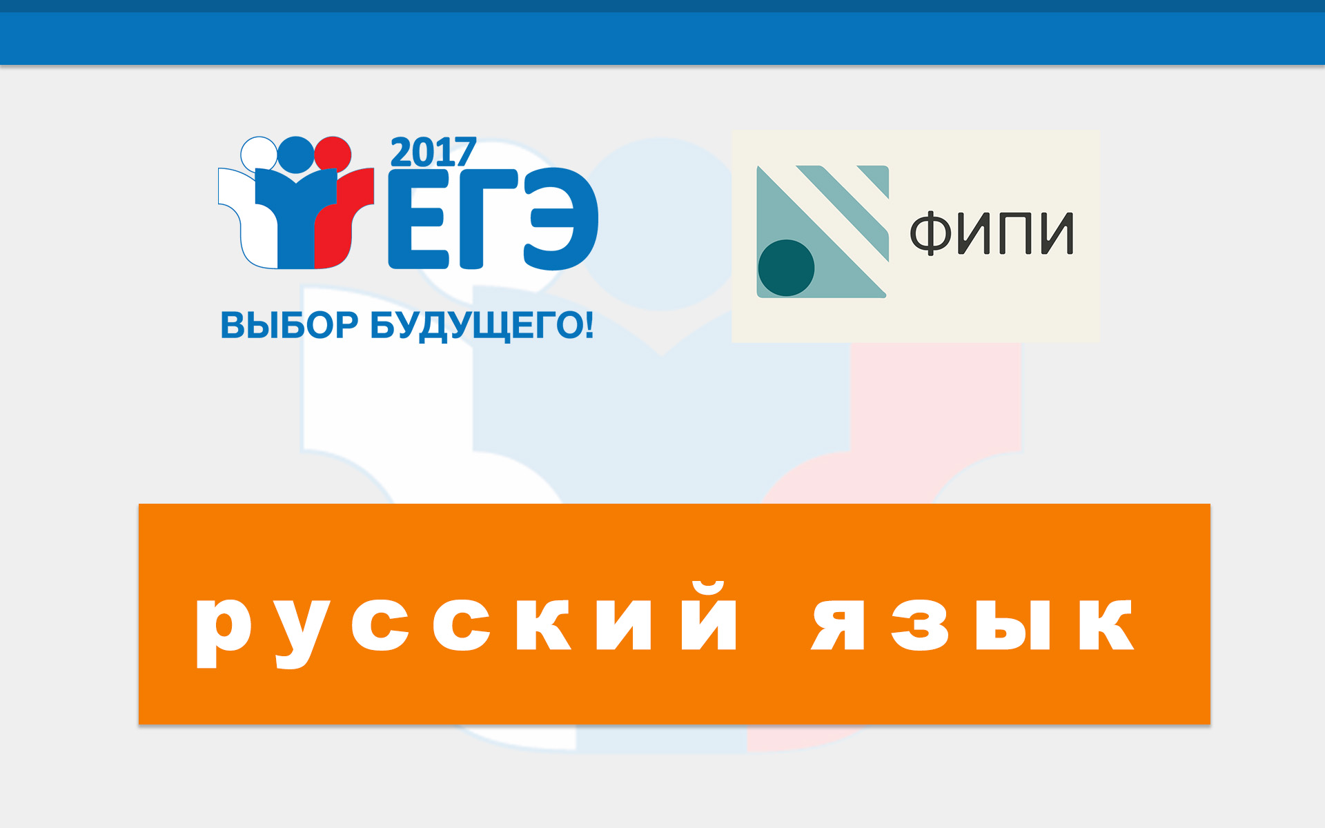 ЕГЭ-2017: подготовка к экзамену по русскому языку