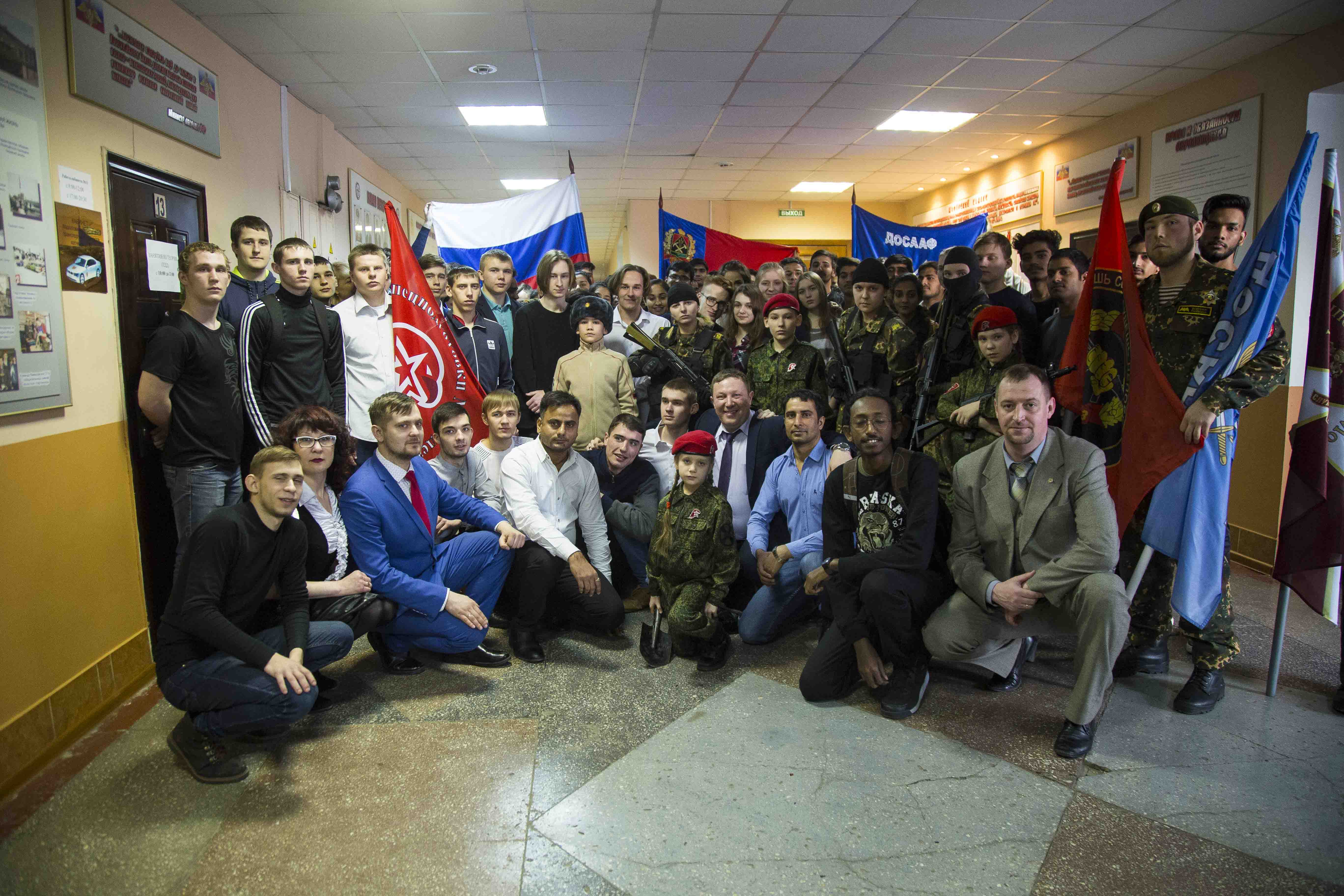 Студенты из Индии приняли участие в международном военно-патриотическом мероприятии, организованным Кемеровским государственным медицинским университетом