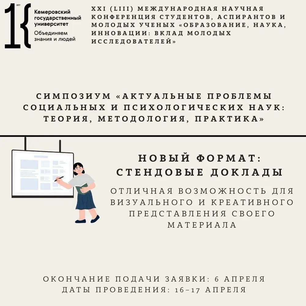 Студентов, аспирантов и молодых учёных приглашают на симпозиум по психологии и социологии