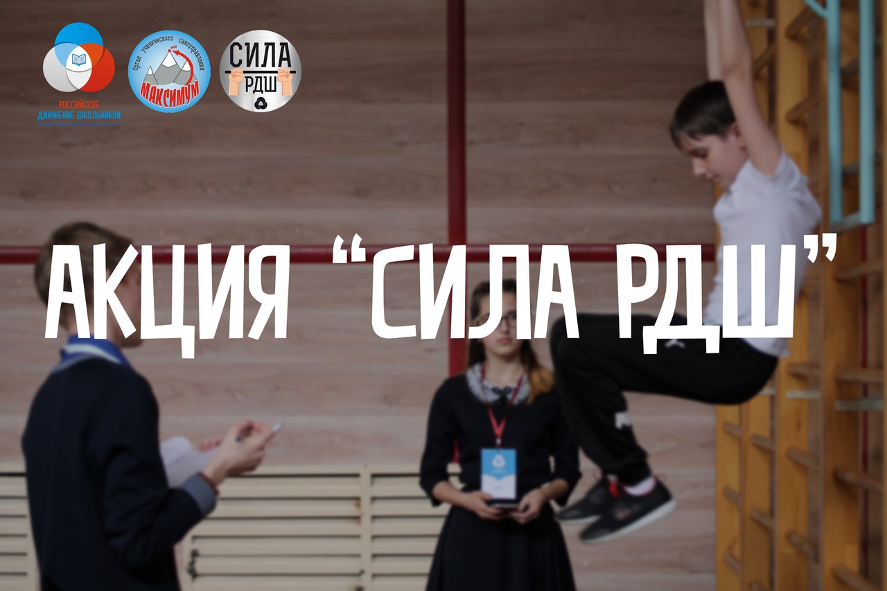 Итоги всероссийской акции «Сила РДШ»